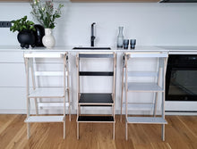 Įkelti vaizdą į galerijos rodinį, Sulankstomas montessori virtuvės bokštelis PANDA