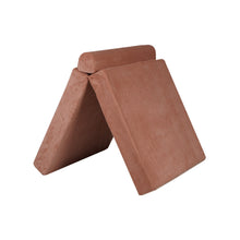 Įkelti vaizdą į galerijos rodinį, Minkšta žaidimų sofa PREMIUM, rumbuota, plytų spalva