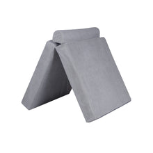 Įkelti vaizdą į galerijos rodinį, Minkšta žaidimų sofa PREMIUM, rumbuota, pilka