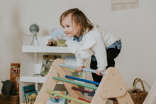 Įkelti vaizdą į galerijos rodinį, MONTESSORI PIKLER LAIPIOJIMO TRIKAMPIS - BALANSAVIMO LAIPTELIAI