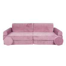 Įkelti vaizdą į galerijos rodinį, Minkšta žaidimų sofa, rožinė