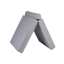 Įkelti vaizdą į galerijos rodinį, Minkšta žaidimų sofa PREMIUM, rumbuota, pilka