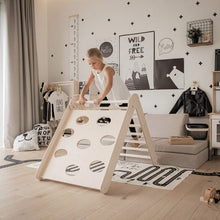 Įkelti vaizdą į galerijos rodinį, Reguliuojamo aukščio pikler trikampis - balansavimo laipteliai