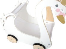 Įkelti vaizdą į galerijos rodinį, Medinis lėlių vežimėlis GULBĖ