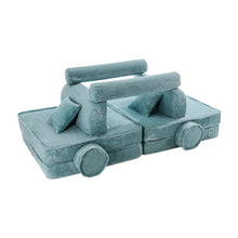 Įkelti vaizdą į galerijos rodinį, Minkšta modulinė žaidimų sofa, mėlyna