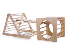 Įkelti vaizdą į galerijos rodinį, PIKLER LAIPIOJIMO TRIKAMPIO IR KUBO BALANSAVIMO PLATFORMA