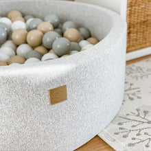 Įkelti vaizdą į galerijos rodinį, Kamuoliukų baseinas SAFARI, 30 cm, pilkas, 250 vnt. kamuoliukų: balta, smėlinė, pilka