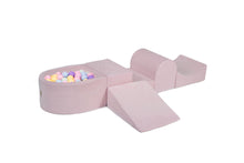 Įkelti vaizdą į galerijos rodinį, Žaidimų aikštelė iš 5 modulių su mažu kamuoliukų baseinu