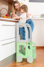 Įkelti vaizdą į galerijos rodinį, Virtuvės bokštelis su ratais