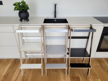 Įkelti vaizdą į galerijos rodinį, SULANKSTOMAS PAGALBINIS VIRTUVĖS BOKŠTELIS (3 aukščio padėtys)