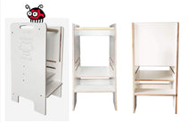 Įkelti vaizdą į galerijos rodinį, MONTESSORI VIRTUVĖS BOKŠTELIS SU PAPILDOMA APSAUGA