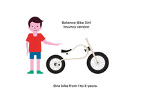 Įkelti vaizdą į galerijos rodinį, BALANSINIS DVIRATIS 3in1 AUGANTIS SU VAIKU