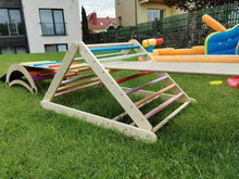 Įkelti vaizdą į galerijos rodinį, PIKLER LAIPIOJIMO TRIKAMPIO IR KUBO BALANSAVIMO PLATFORMA