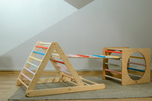 Įkelti vaizdą į galerijos rodinį, PIKLER LAIPIOJIMO TRIKAMPIO IR KUBO BALANSAVIMO PLATFORMA