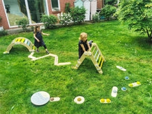 Įkelti vaizdą į galerijos rodinį, Keičiamo aukščio ir formų laipiojimo trikampis - balansavimo laipteliai mažyliams