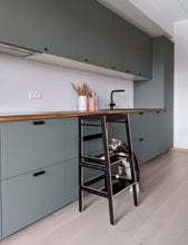 Įkelti vaizdą į galerijos rodinį, VIRTUVĖS BOKŠTELIS - STALAS - KĖDĖ
