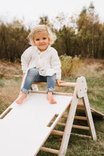 Įkelti vaizdą į galerijos rodinį, PIKLER TRIKAMPIS - BALANSAVIMO LAIPTELIAI + ČIUOŽYKLA (2IN1)