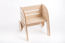 Įkelti vaizdą į galerijos rodinį, STALO IR KĖDĖS KOMPLEKTAS "RATAI"