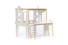 Įkelti vaizdą į galerijos rodinį, 4in1 VIRTUVĖS BOKŠTELIS - STALAS - LĖLIŲ NAMELIS - LAIPTELIS