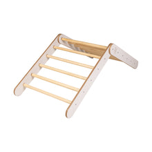 Įkelti vaizdą į galerijos rodinį, Montessori balansavimo laipteliai - pikler trikampis su dvipuse čiuožykla
