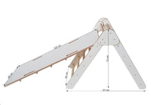 Įkelti vaizdą į galerijos rodinį, PIKLER TRIKAMPIS - BALANSAVIMO LAIPTELIAI + ČIUOŽYKLA (2IN1)