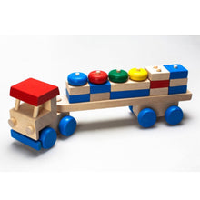 Įkelti vaizdą į galerijos rodinį, MEDINIS SUNKVEŽIMIS SU KALADĖLĖMIS