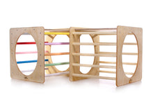 Įkelti vaizdą į galerijos rodinį, PIKLER LAIPIOJIMO TRIKAMPIO IR KUBO BALANSAVIMO PLATFORMA