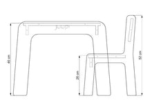 Įkelti vaizdą į galerijos rodinį, STALAS SU KĖDUTE