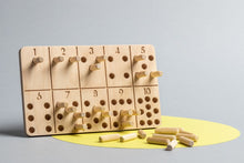 Įkelti vaizdą į galerijos rodinį, MONTESSORI SKAIČIAVIMO LENTA