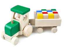 Įkelti vaizdą į galerijos rodinį, Medinis sunkvežimis su kaladėlėmis