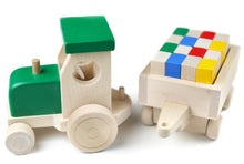 Įkelti vaizdą į galerijos rodinį, Medinis sunkvežimis su kaladėlėmis