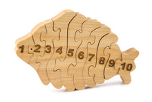 Įkelti vaizdą į galerijos rodinį, Medinė dėlionė "Žuvis"