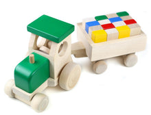 Įkelti vaizdą į galerijos rodinį, Medinis sunkvežimis su kaladėlėmis