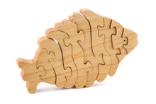 Įkelti vaizdą į galerijos rodinį, Medinė dėlionė "Žuvis"