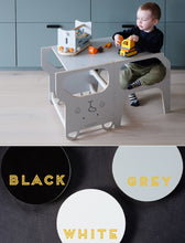 Įkelti vaizdą į galerijos rodinį, MONTESSORI VIRTUVĖS BOKŠTELIS - STALAS TRANSFORMERIS