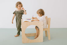 Įkelti vaizdą į galerijos rodinį, Multifunkcinis rinkinys: montessori kubas + kėdutė