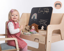 Įkelti vaizdą į galerijos rodinį, REGULIUOJAMAS MONTESSORI VAIKIŠKAS STALAS