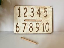 Įkelti vaizdą į galerijos rodinį, MONTESSORI SKAIČIŲ LENTA