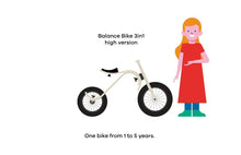 Įkelti vaizdą į galerijos rodinį, BALANSINIS DVIRATIS 3in1 AUGANTIS SU VAIKU