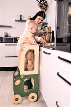 Įkelti vaizdą į galerijos rodinį, Virtuvės bokštelis su ratais