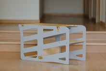Įkelti vaizdą į galerijos rodinį, 3in1 - VIRTUVĖS PAGALBINIS BOKŠTELIS - STALAS - ČIUOŽYKLA TRANSFORMERIS