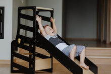 Įkelti vaizdą į galerijos rodinį, 3in1 - VIRTUVĖS PAGALBINIS BOKŠTELIS - STALAS - ČIUOŽYKLA TRANSFORMERIS