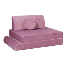 Įkelti vaizdą į galerijos rodinį, Minkšta žaidimų sofa, rožinė
