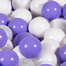 Įkelti vaizdą į galerijos rodinį, Kamuoliukų baseinas LAVENDER, 30 cm, purpurinė, 250 vnt. kamuoliukų: violetinė, balta
