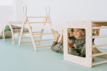 Įkelti vaizdą į galerijos rodinį, Multifunkcinis rinkinys: montessori kubas + kėdutė

